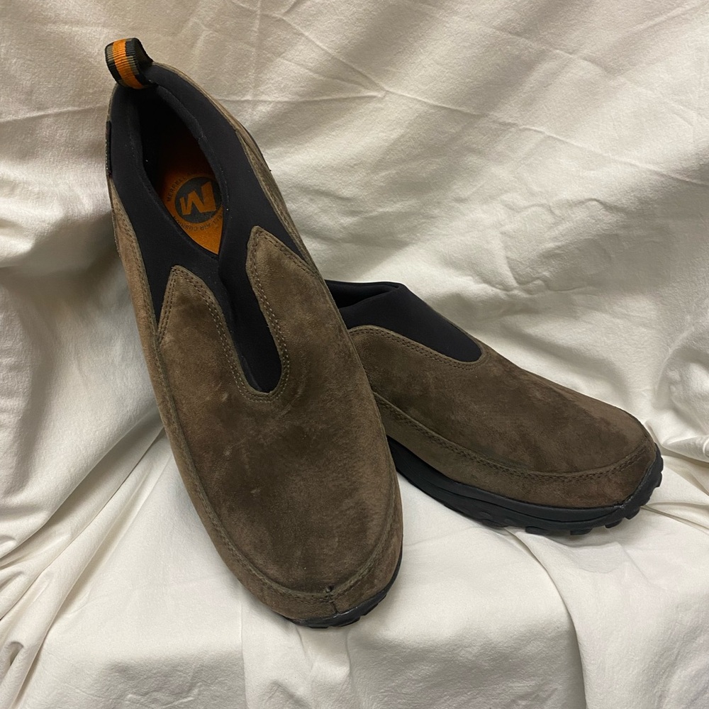 Merrell Polartec Waterproof Suede Slip On Shoes. Men's Size 12